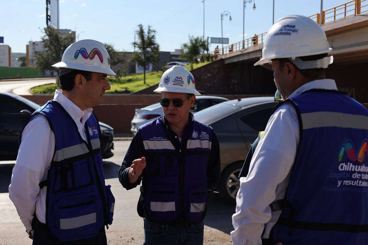 Supervisa René Chavira daños en jardinera de Teófilo Borunda 