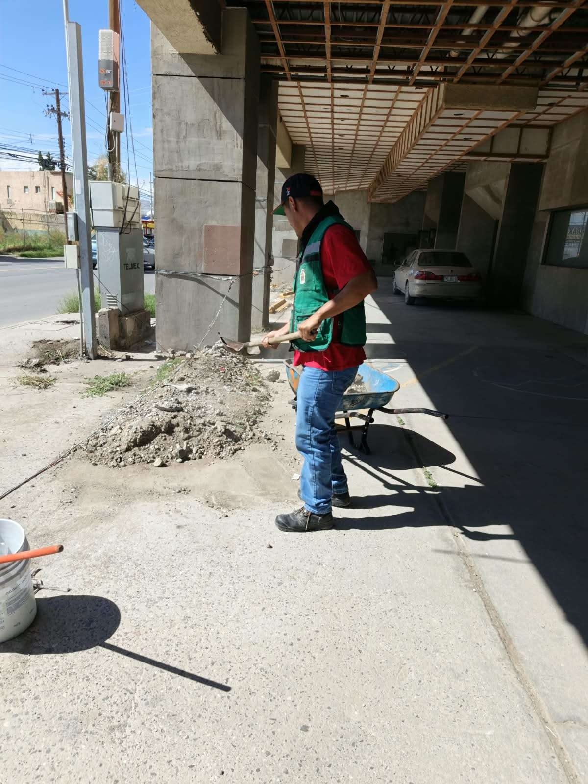 Limpia Municipio instalaciones donde estaba el hospital Guernica 