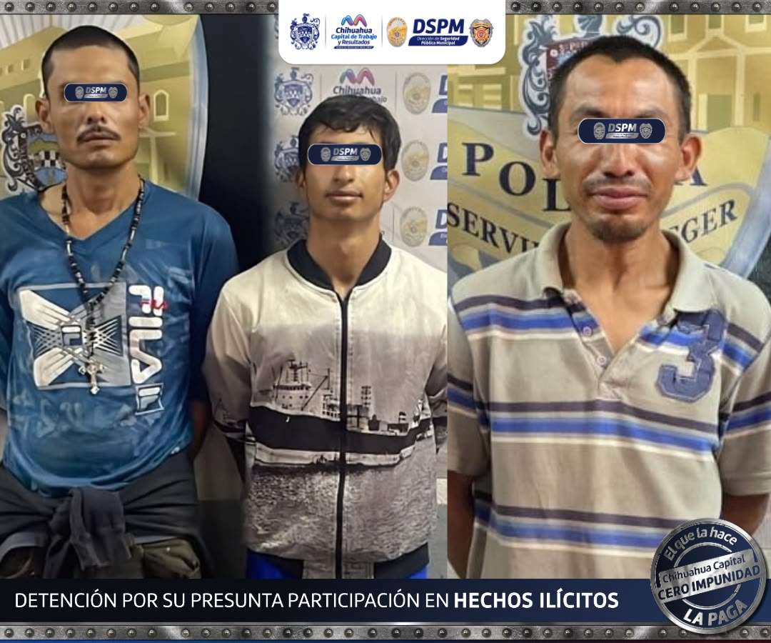 Detienen a tres por presuntos delitos contra la salud 