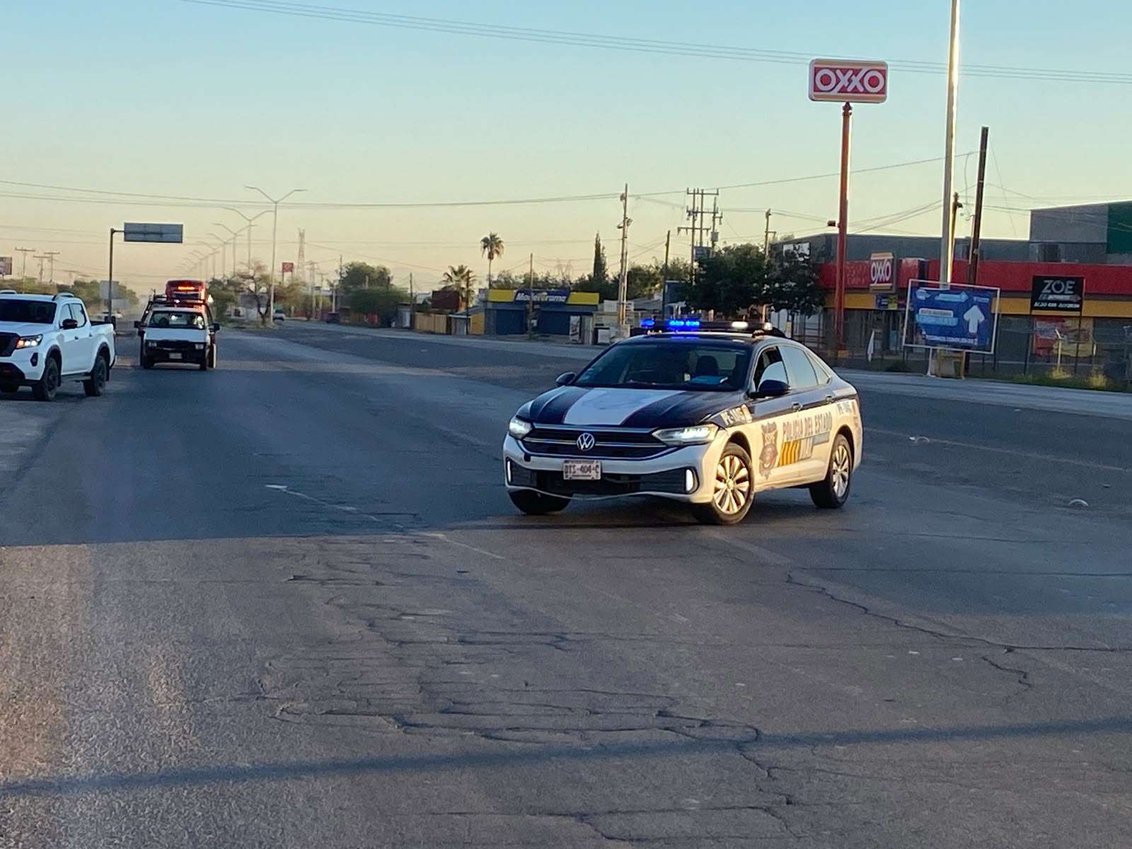Vuelca conductor en la carretera a Aldama 