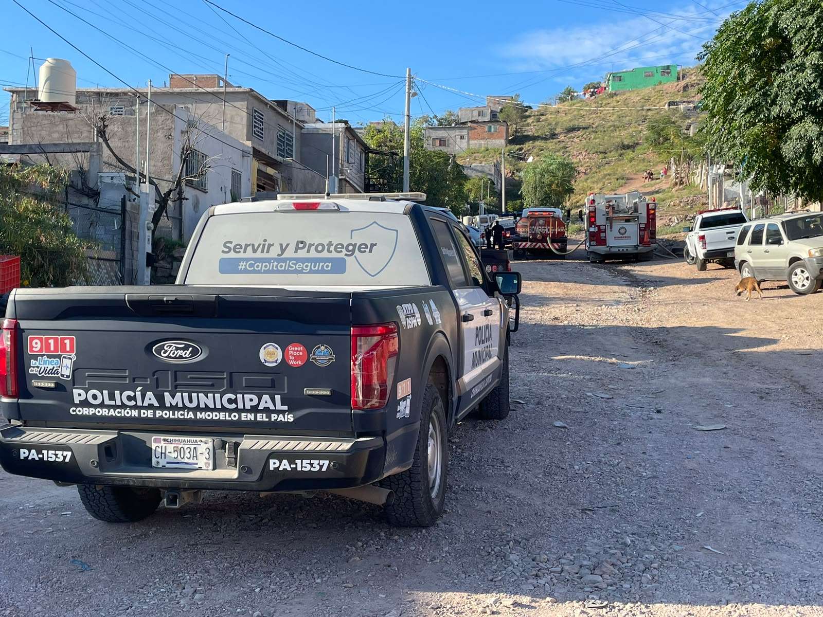 Consume voraz incendio dos habitaciones en la Ampliación 2 de Octubre