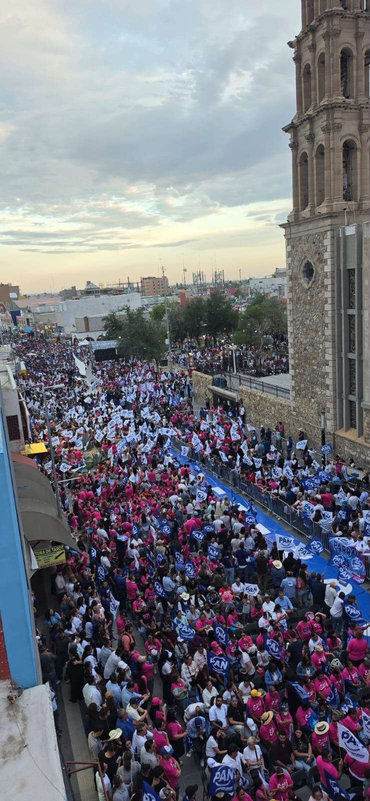 Reúne Marco Bonilla a más de 15 mil chihuahuenses en Juárez