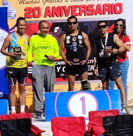 Policía corre 10 kilómetros en 37 minutos