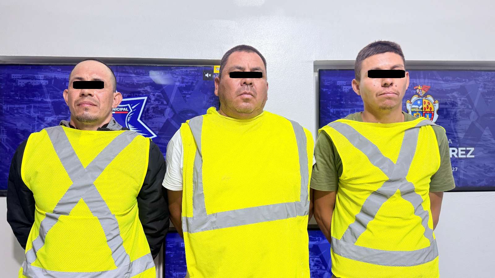 Detienen a tres con un revólver calibre .38 y cartuchos útiles