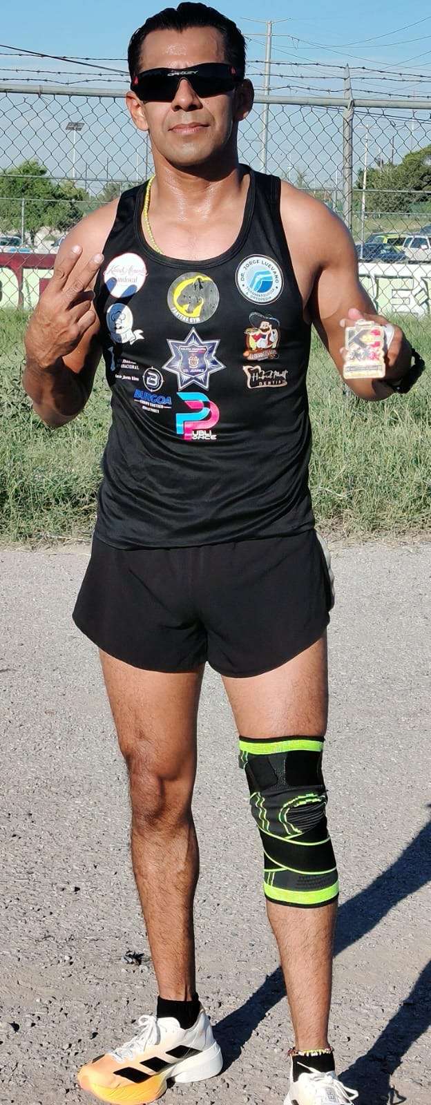 Policía corre 10 kilómetros en 37 minutos