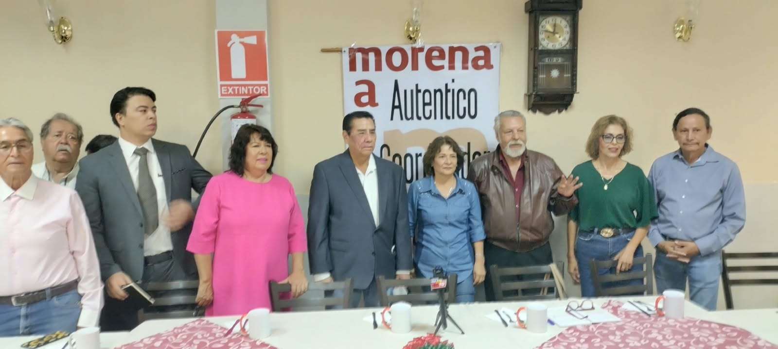 Respaldan fundadores de Morena a Chaparro para coordinación municipal