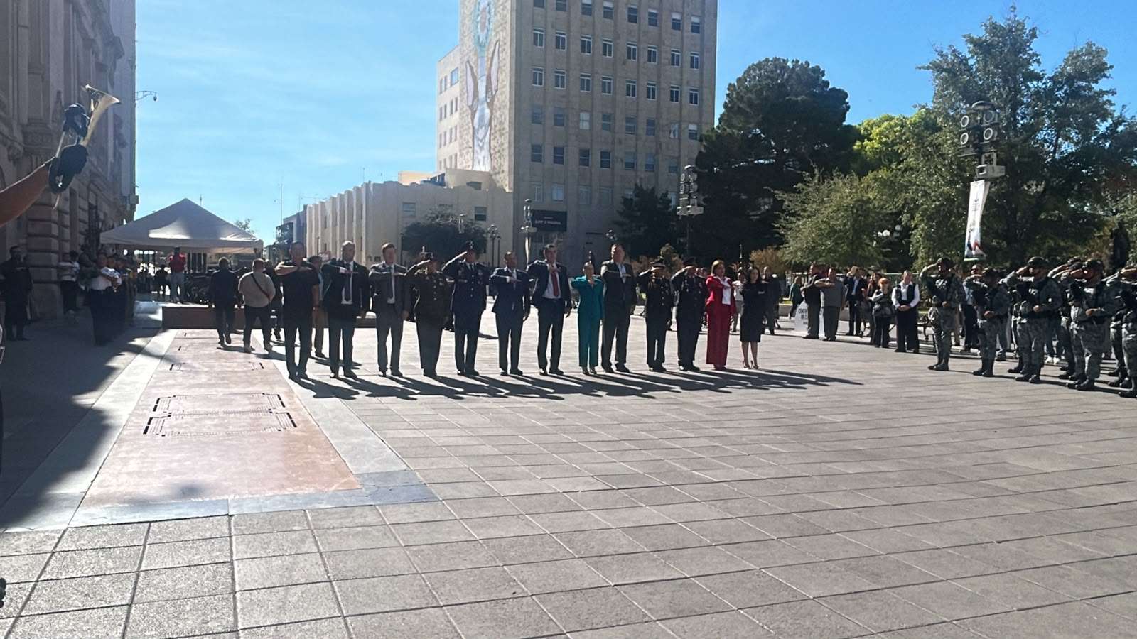Conmemoran el 317 aniversario de Chihuahua en Plaza de Armas