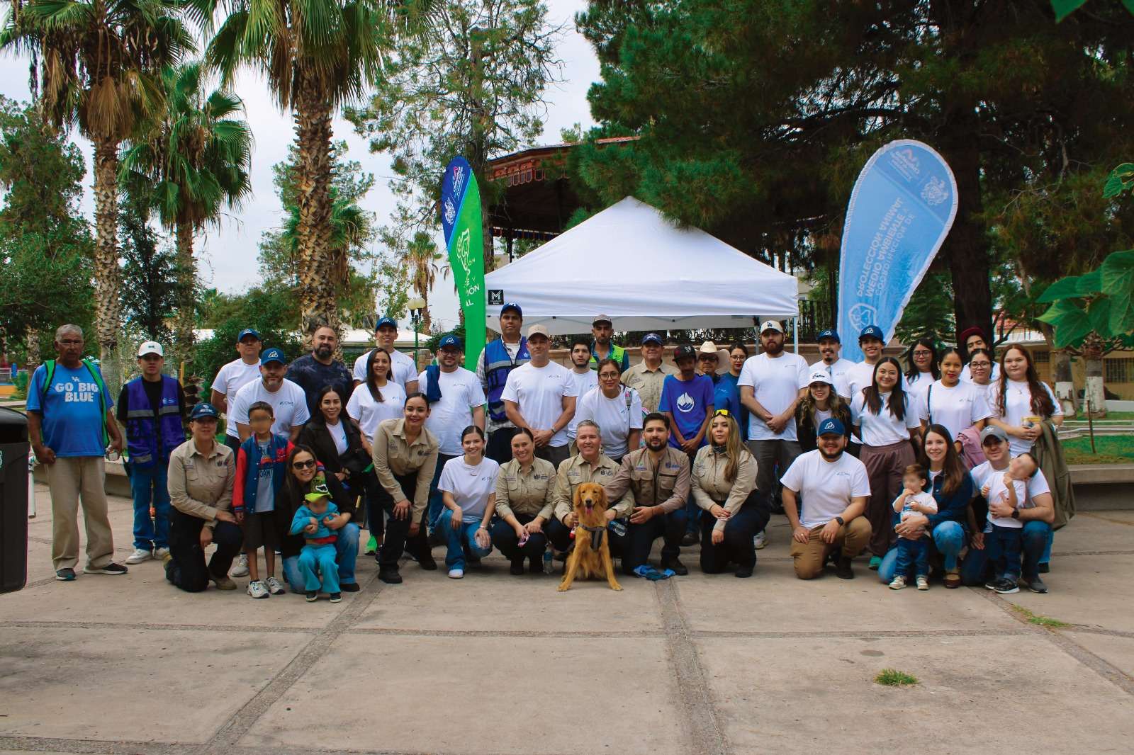 Refuerzan áreas verdes del Parque Lerdo con 108 nuevos árboles