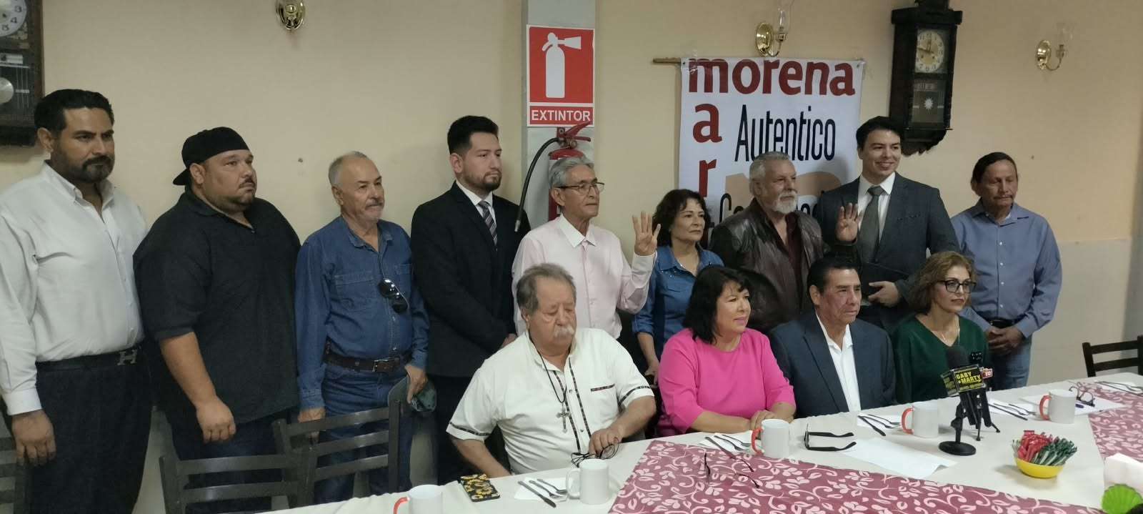 Respaldan fundadores de Morena a Chaparro para coordinación municipal