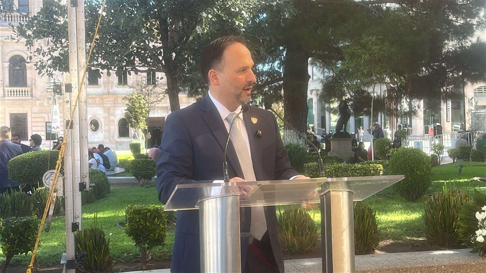 Conmemoran el 317 aniversario de Chihuahua en Plaza de Armas