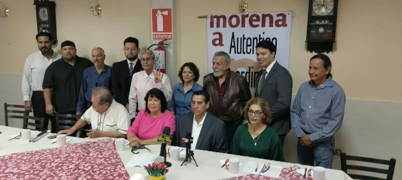 Respaldan fundadores de Morena a Chaparro para coordinación municipal
