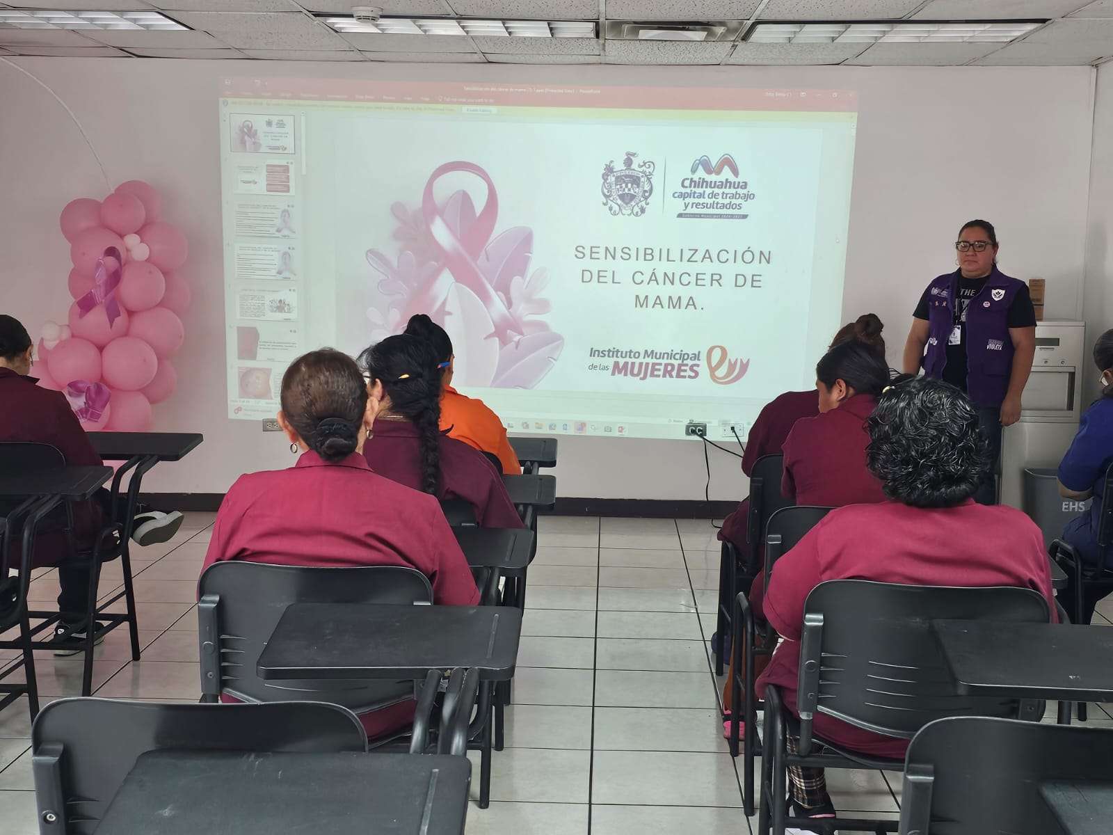 Promueve Municipio prevención del cáncer de mama 