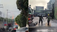Explota gasera de El Ranchito en Edomex