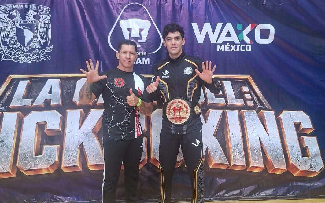 Gana estudiante de la Uach campeonato nacional de kickboxing