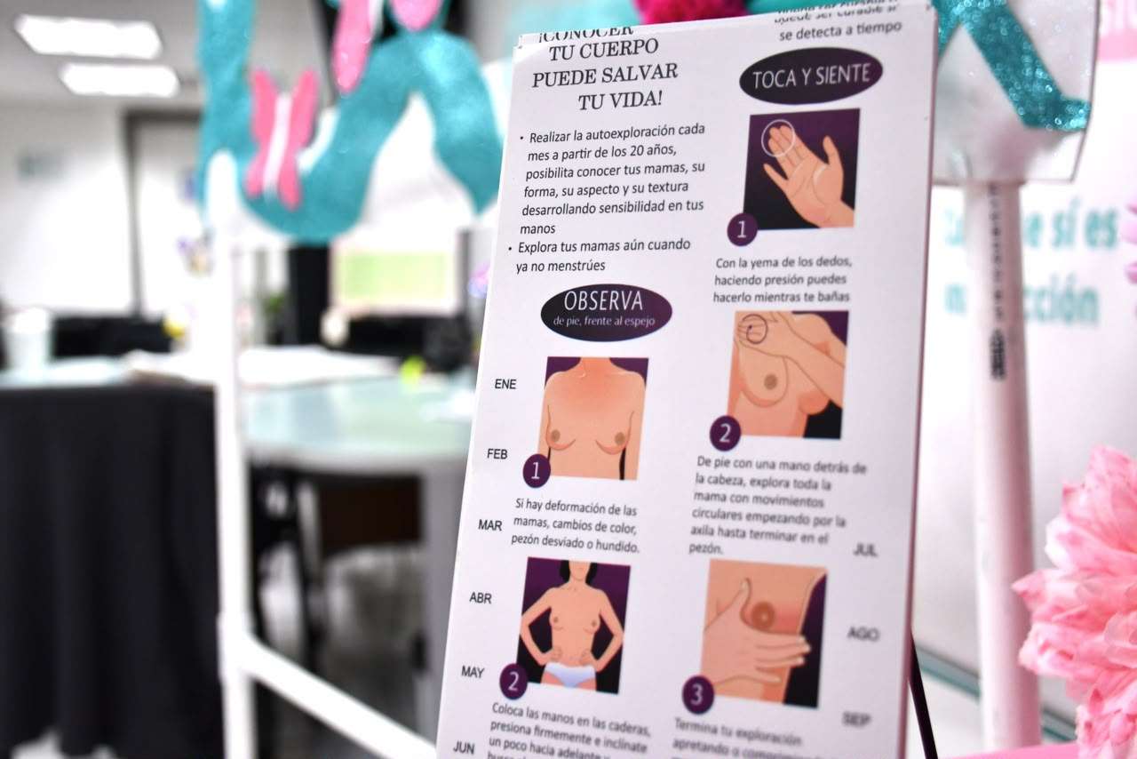 Refuerzan campaña contra el cáncer de mama y cuello uterino
