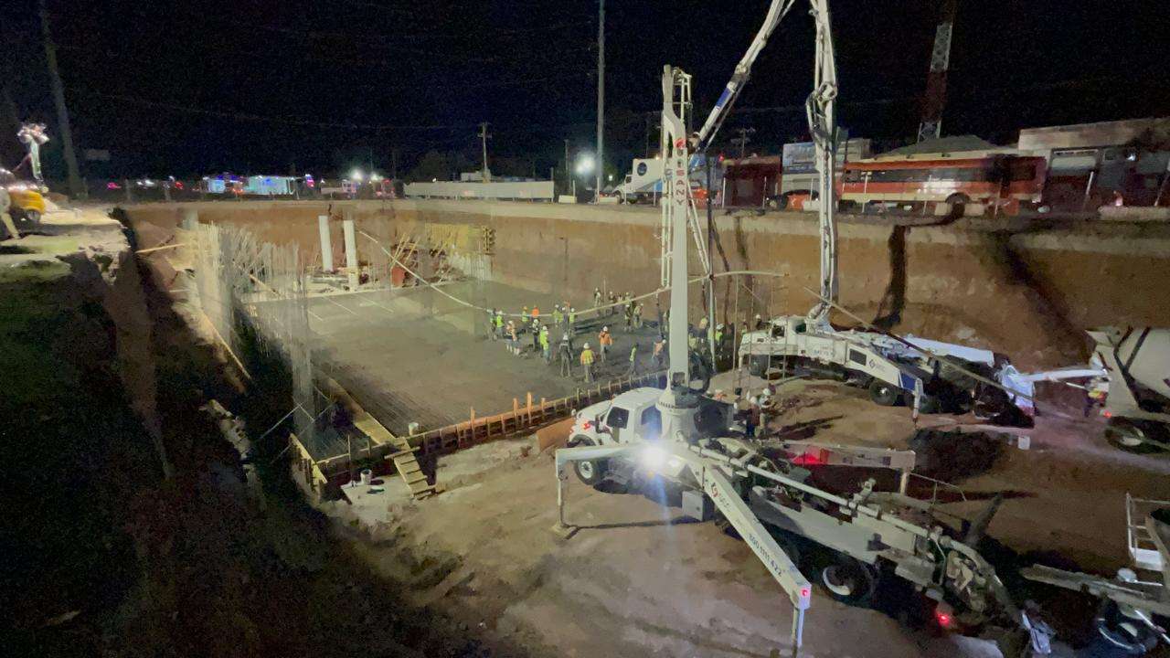 Supervisa Scop colado masivo en paso inferior de la Tecnológico