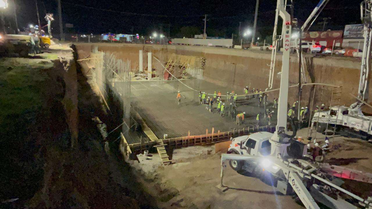 Supervisa Scop colado masivo en paso inferior de la Tecnológico