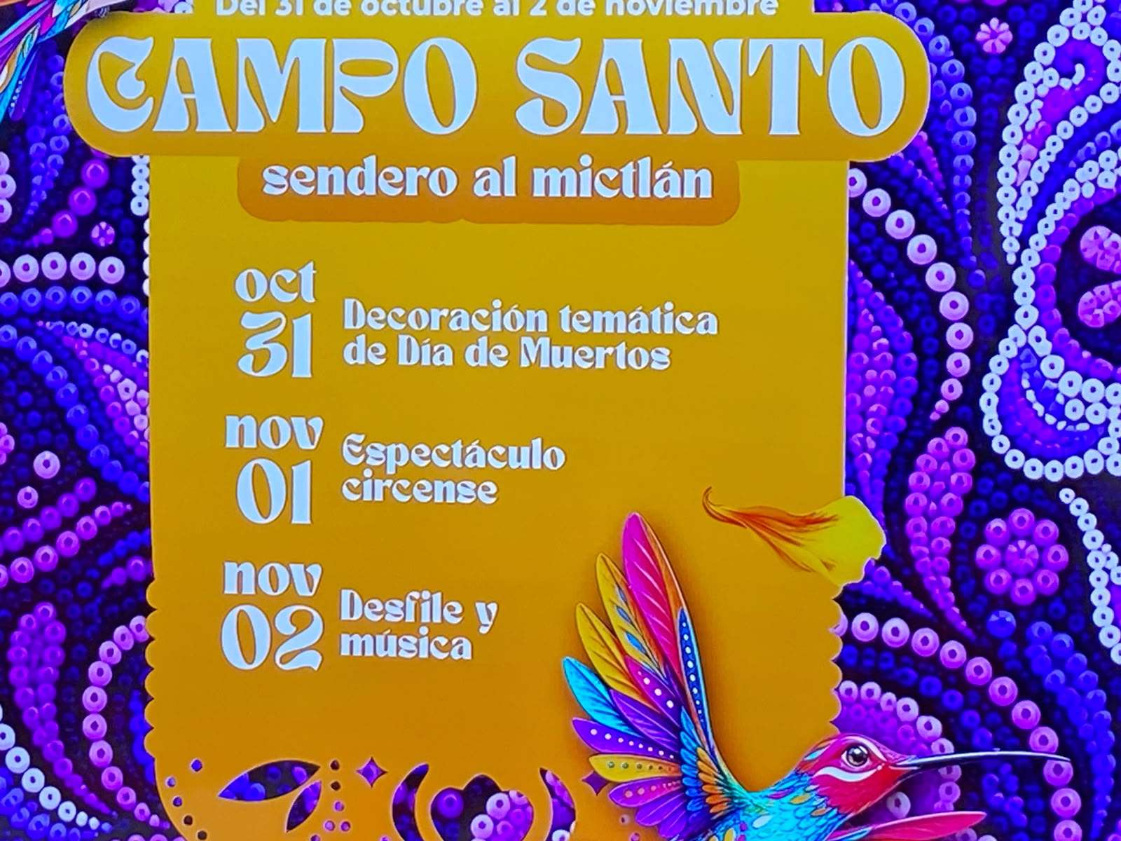Anuncian eventos para celebrar Día de Muertos en Chihuahua