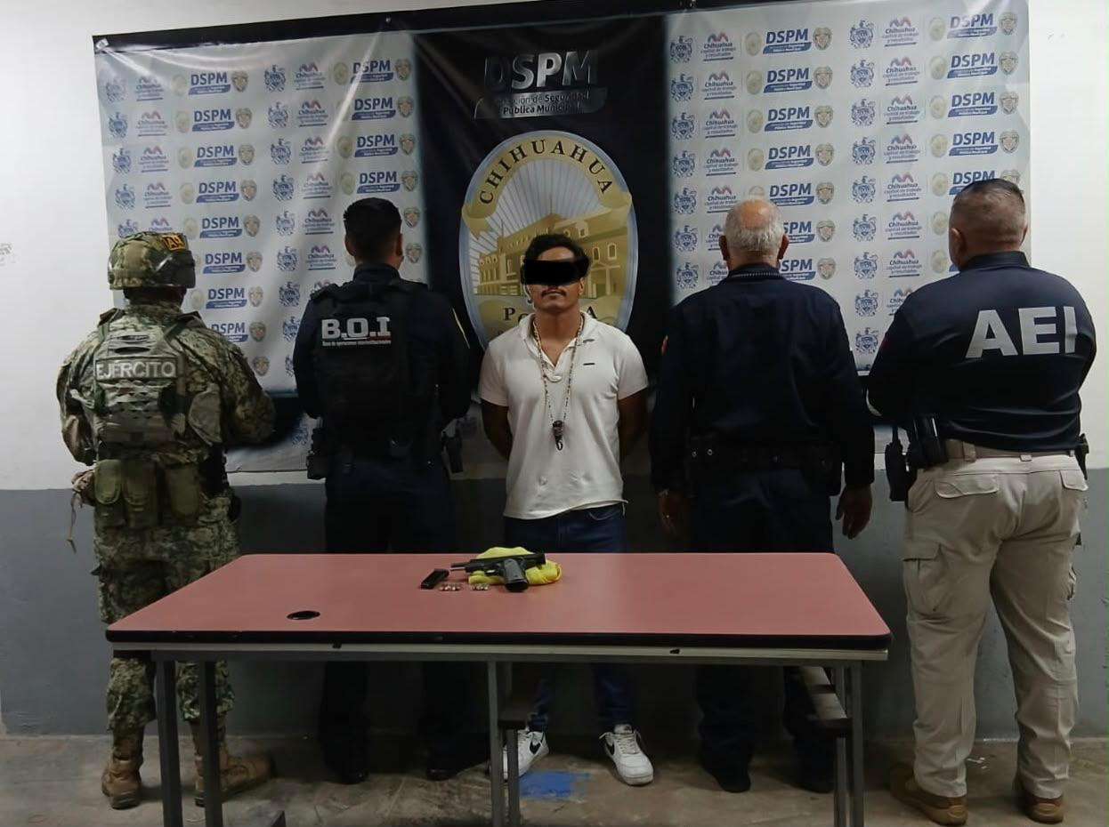 Cae en operativo con cristal; tenia orden de aprehensión