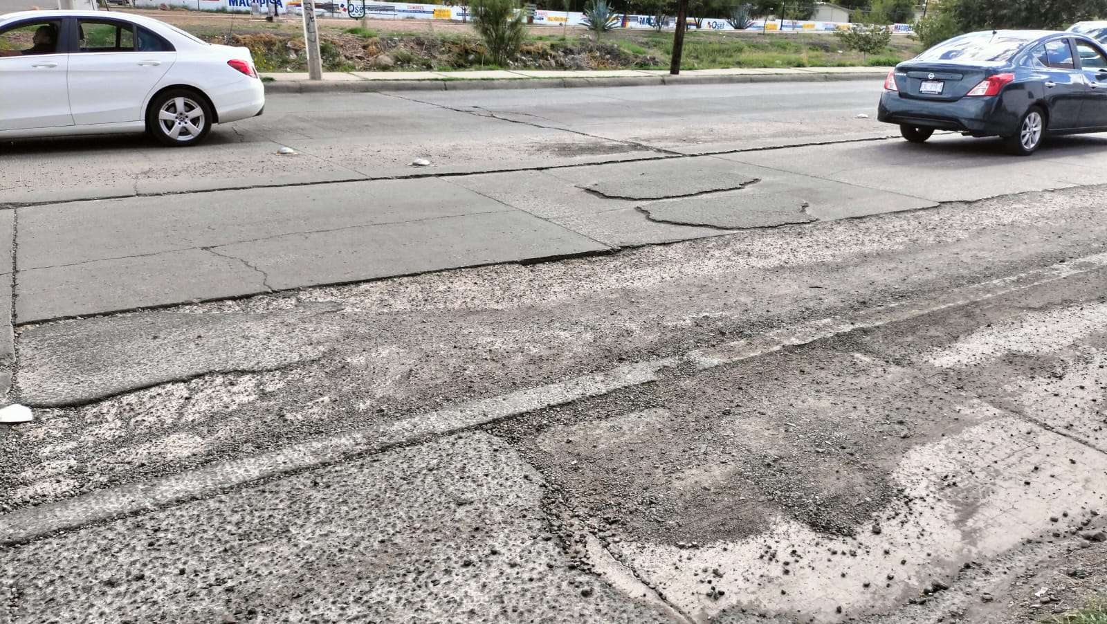 Denuncian abandono vial en calles del norte de Chihuahua