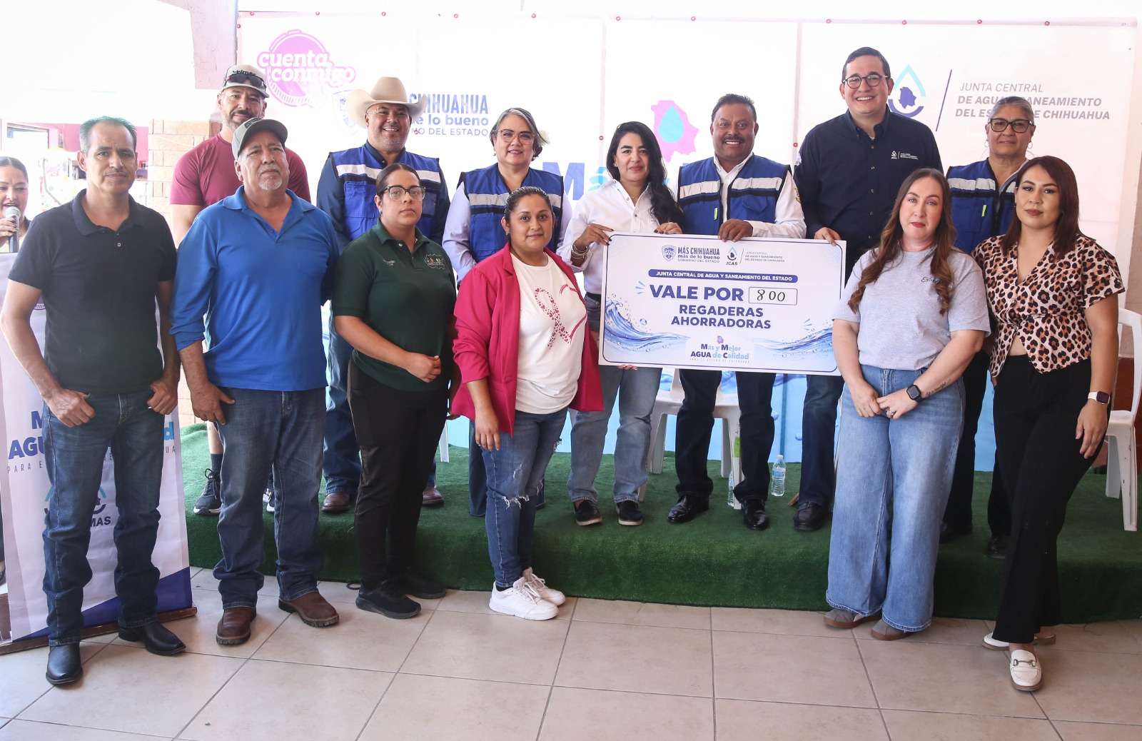Inaugura Jcas pozo de agua potable en Julimes