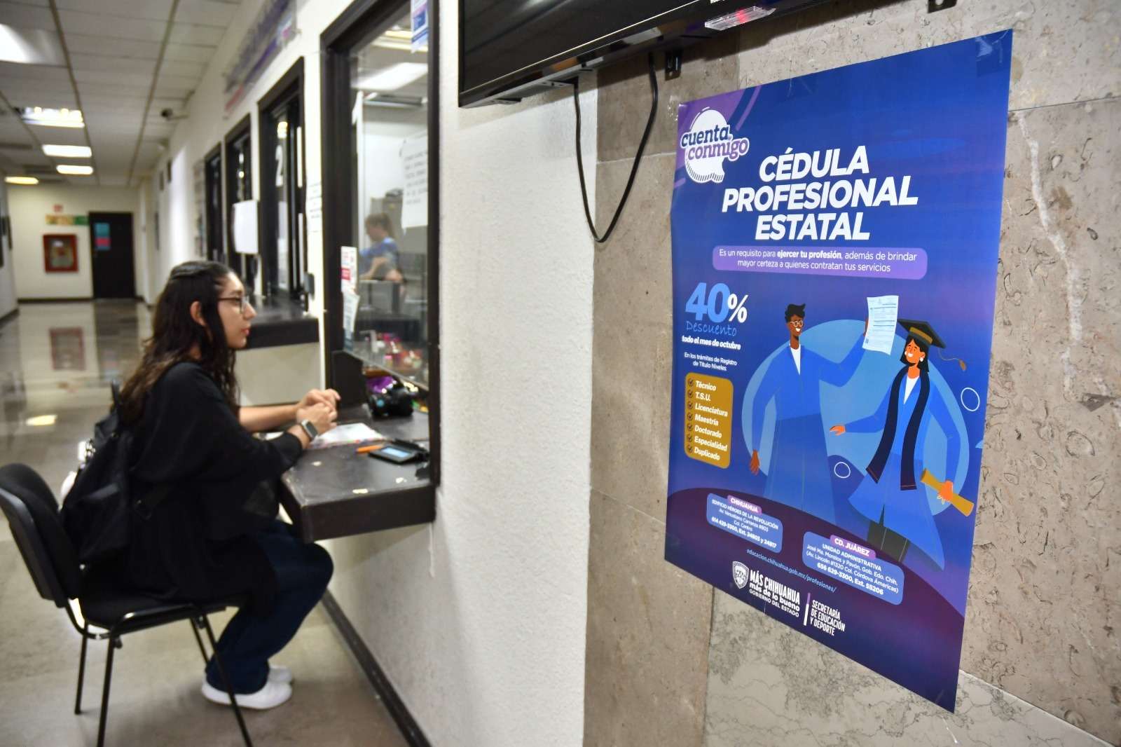 Invitan a aprovechar el 40% de descuento en Cédula Profesional Estatal