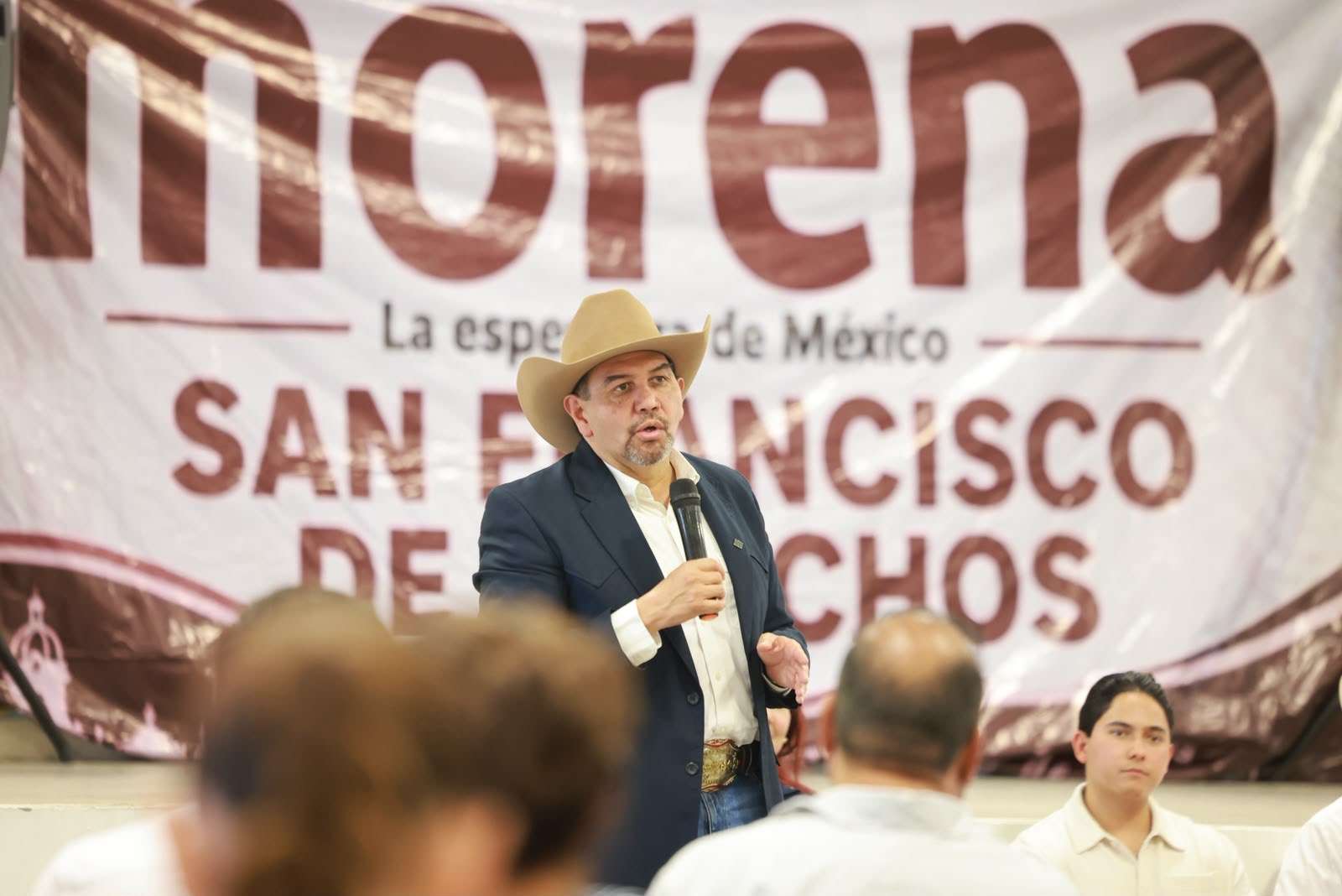 Lleva Cruz diálogo y unidad de Morena a San Francisco de Conchos