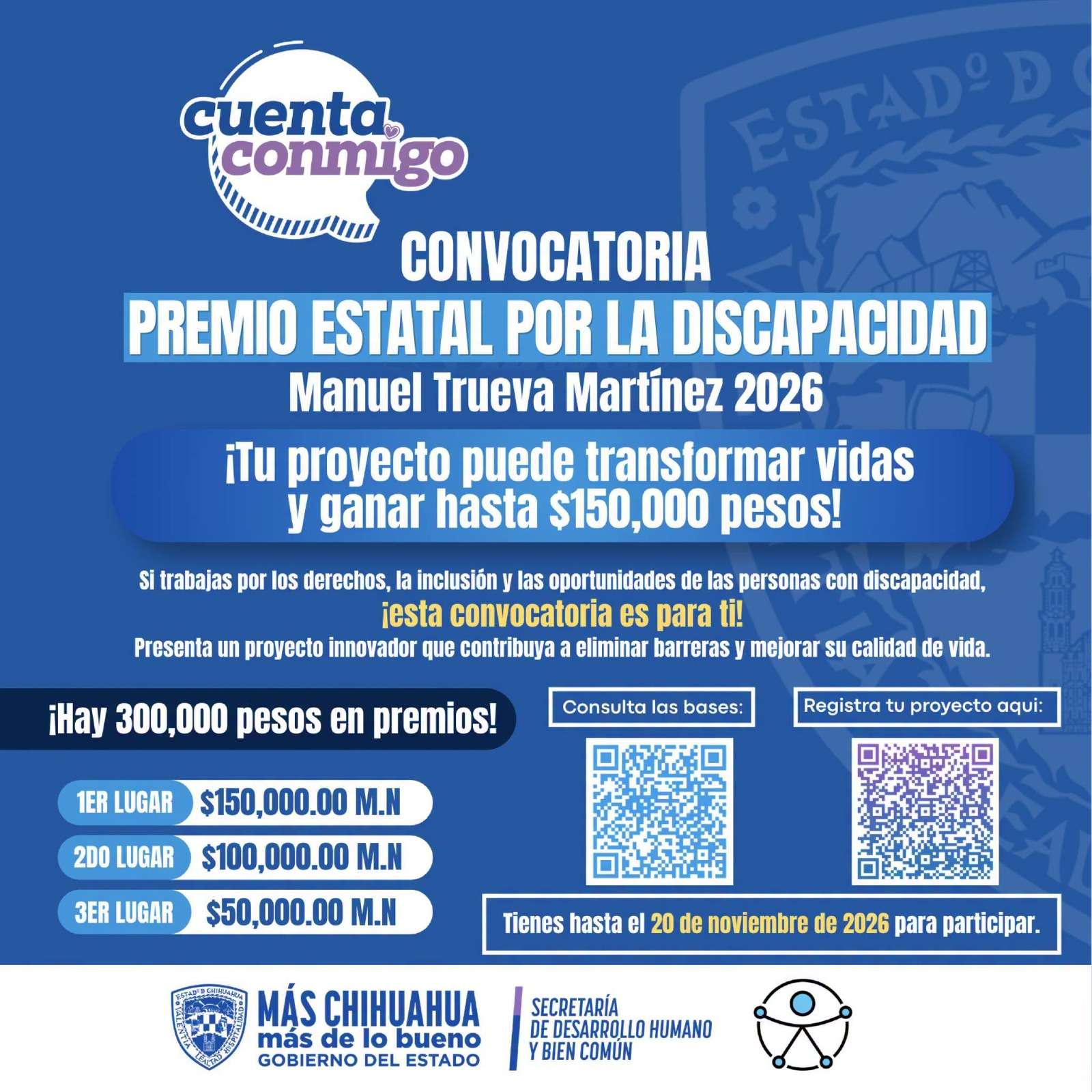 Anuncian convocatoria del Premio Estatal Manuel Trueva Martínez 2026