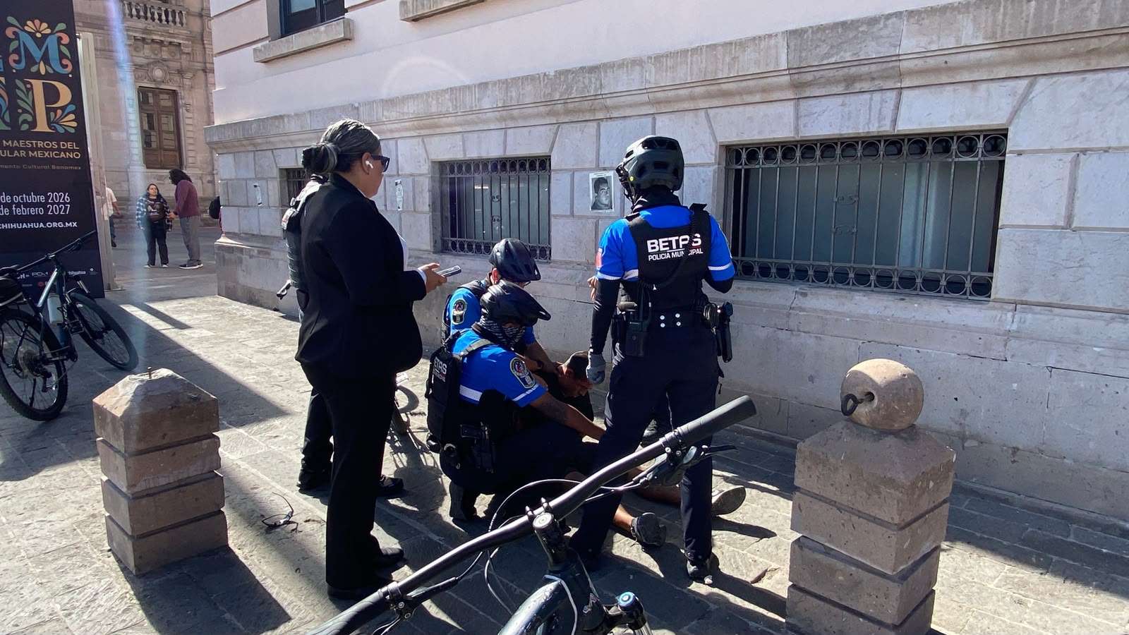 Detienen a uno por agredir a transeúntes en el Centro 