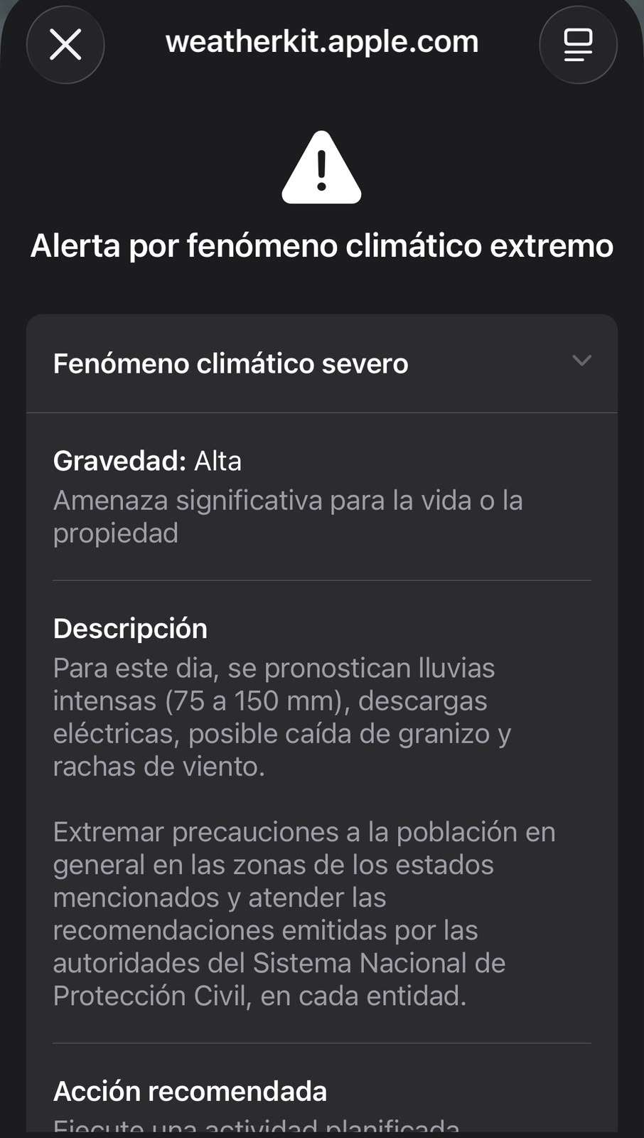 Advierten apps móviles drástico descenso de temperatura