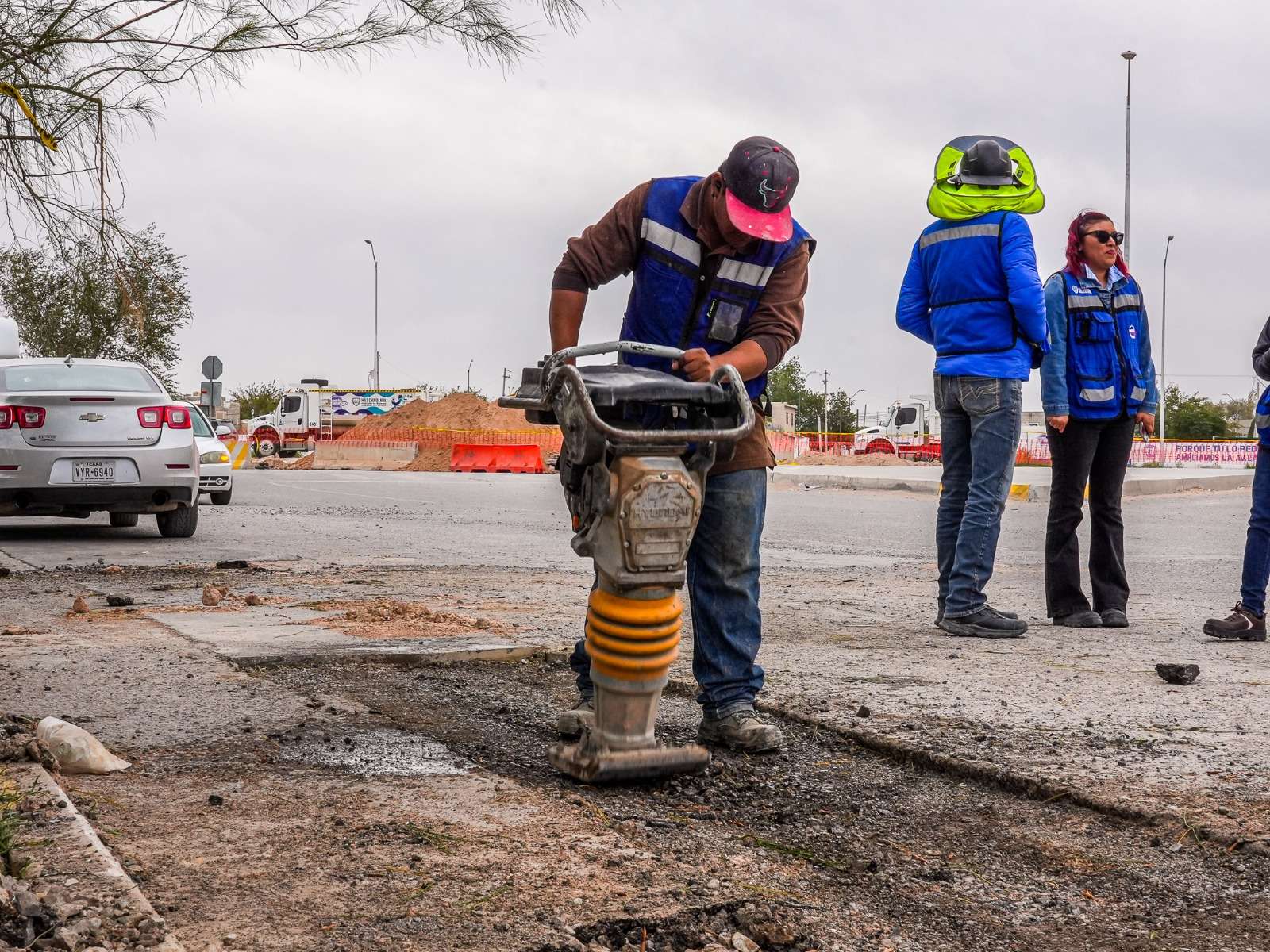 Avanza JMAS en trabajos preventivos por construcción de puente en la Talamás