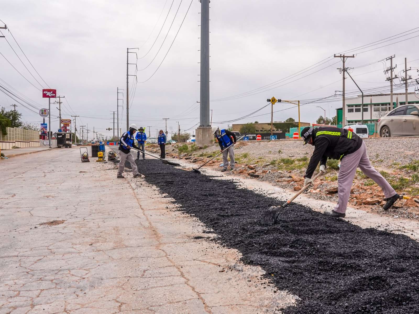 Avanza JMAS en trabajos preventivos por construcción de puente en la Talamás
