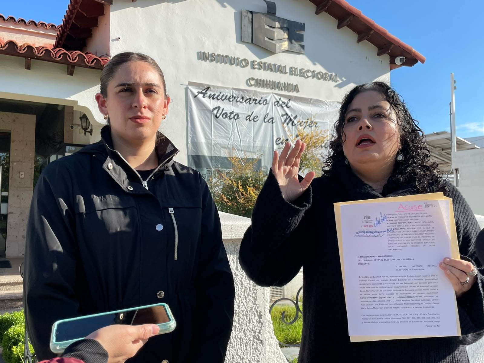 Interponen representantes del PAN recurso Impugnación para proceso electoral 2026-2027