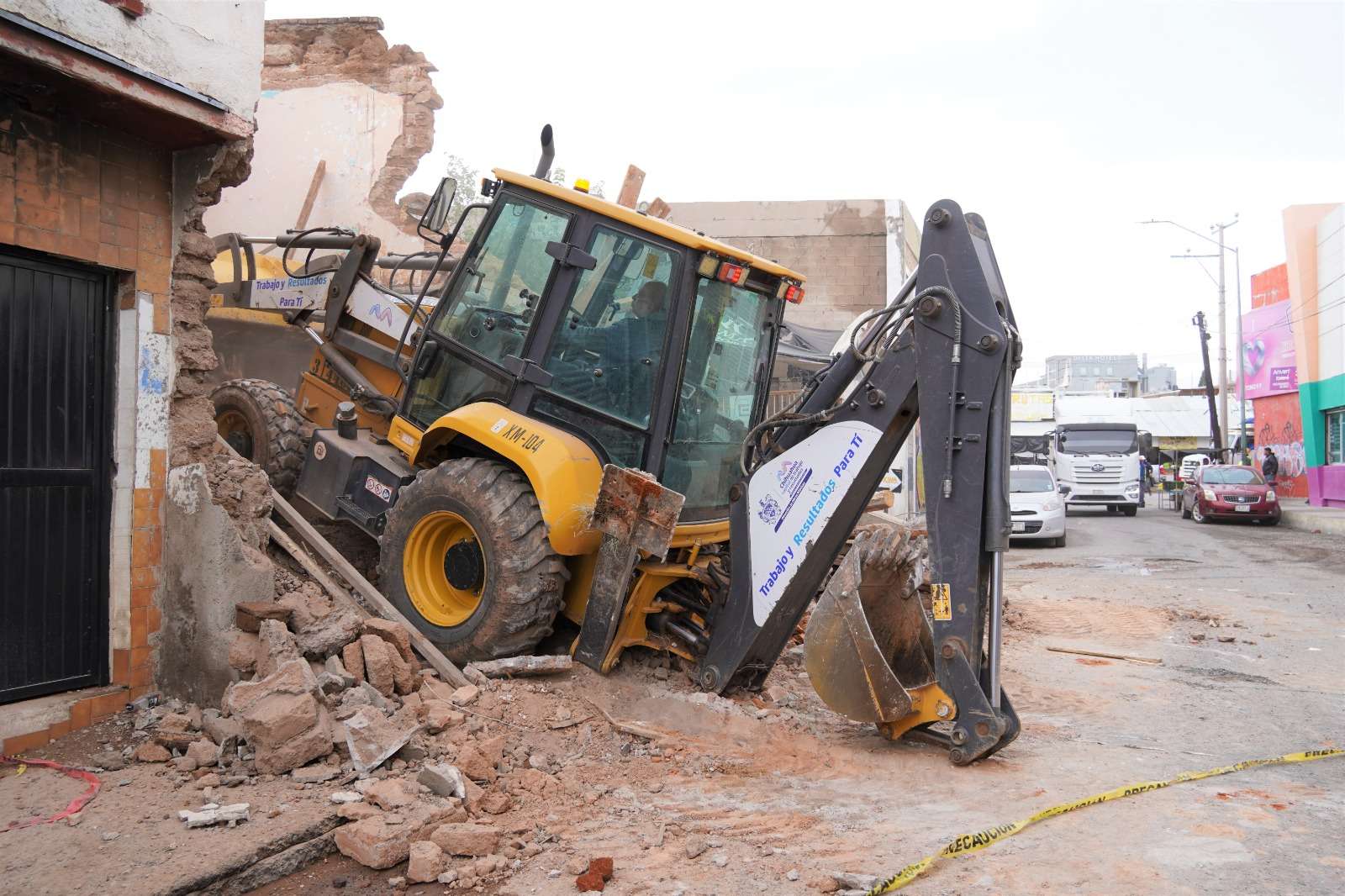 Retira Municipio 73.5 toneladas de escombro en el Centro