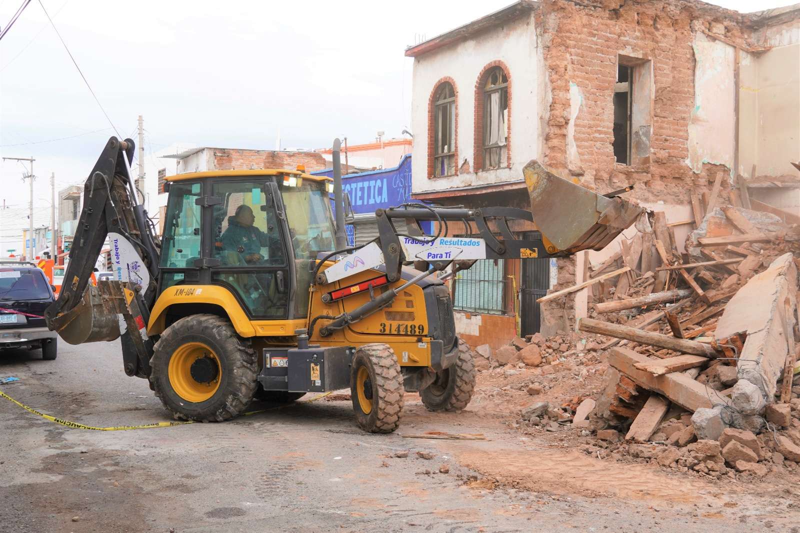 Retira Municipio 73.5 toneladas de escombro en el Centro