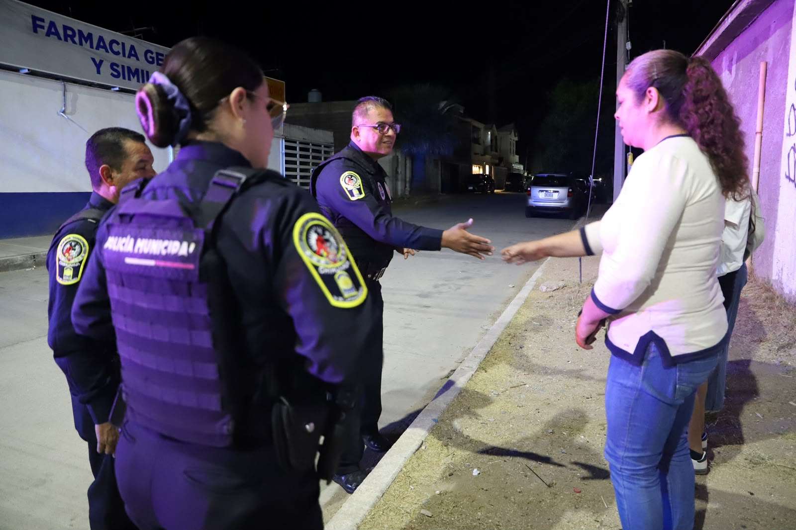 Refuerza Policía Municipal seguridad de trabajadoras manufactureras