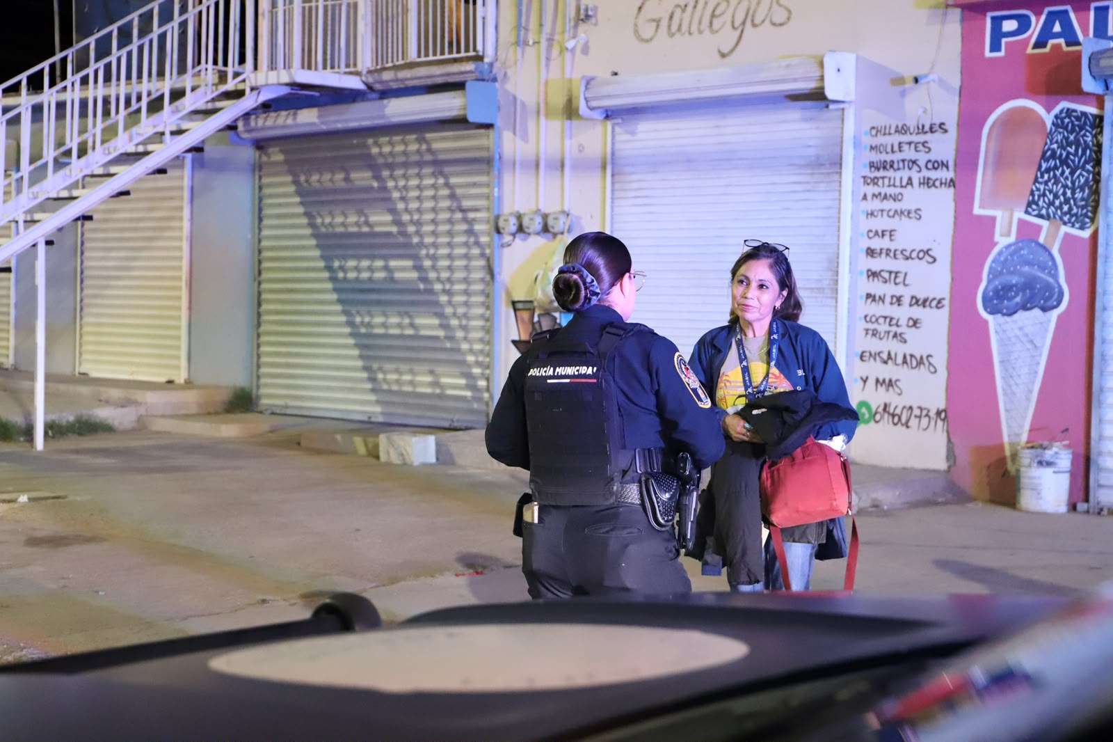 Refuerza Policía Municipal seguridad de trabajadoras manufactureras