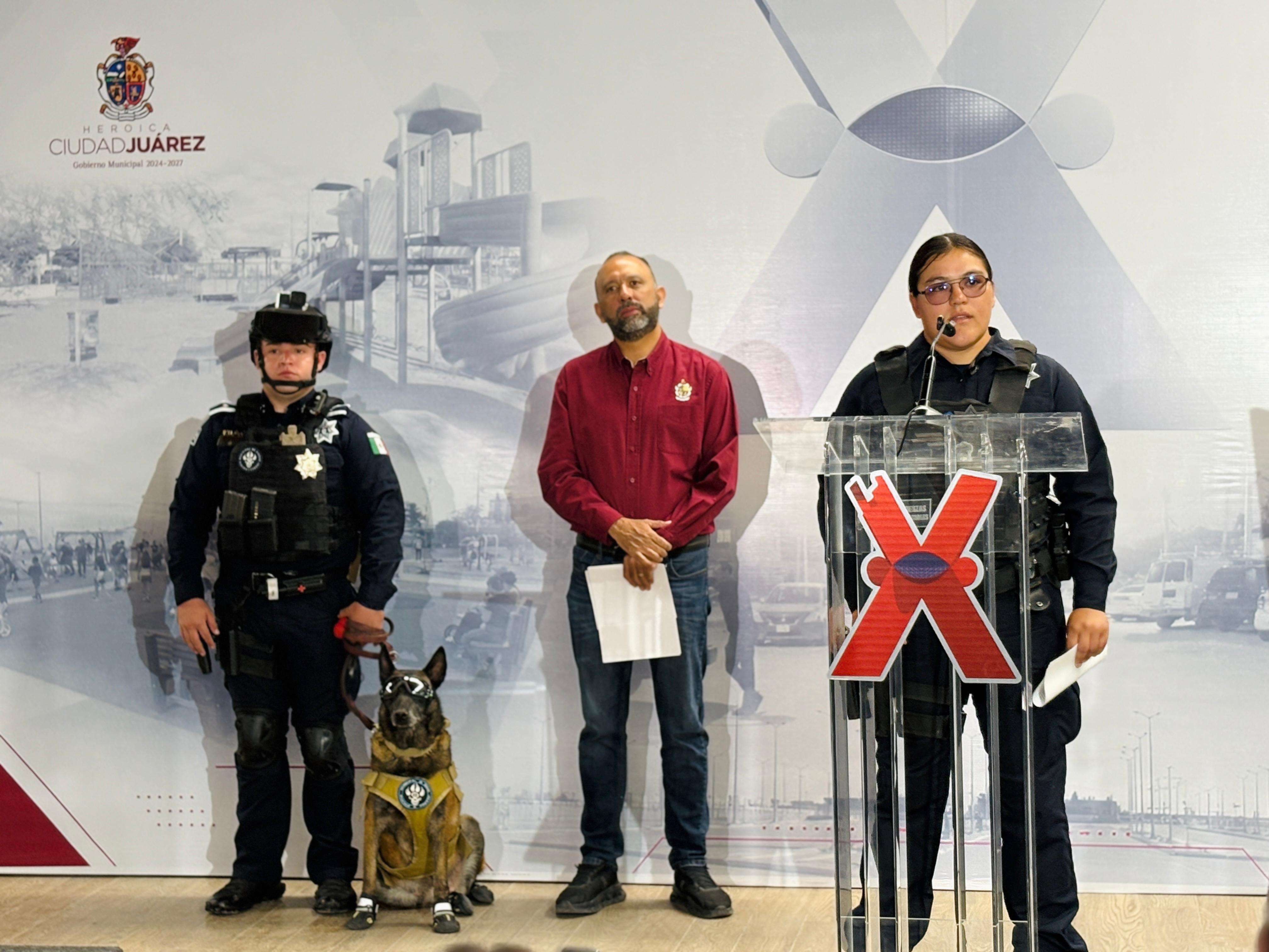 Destaca grupo K9 de la Policía Municipal con importantes golpes al crimen 