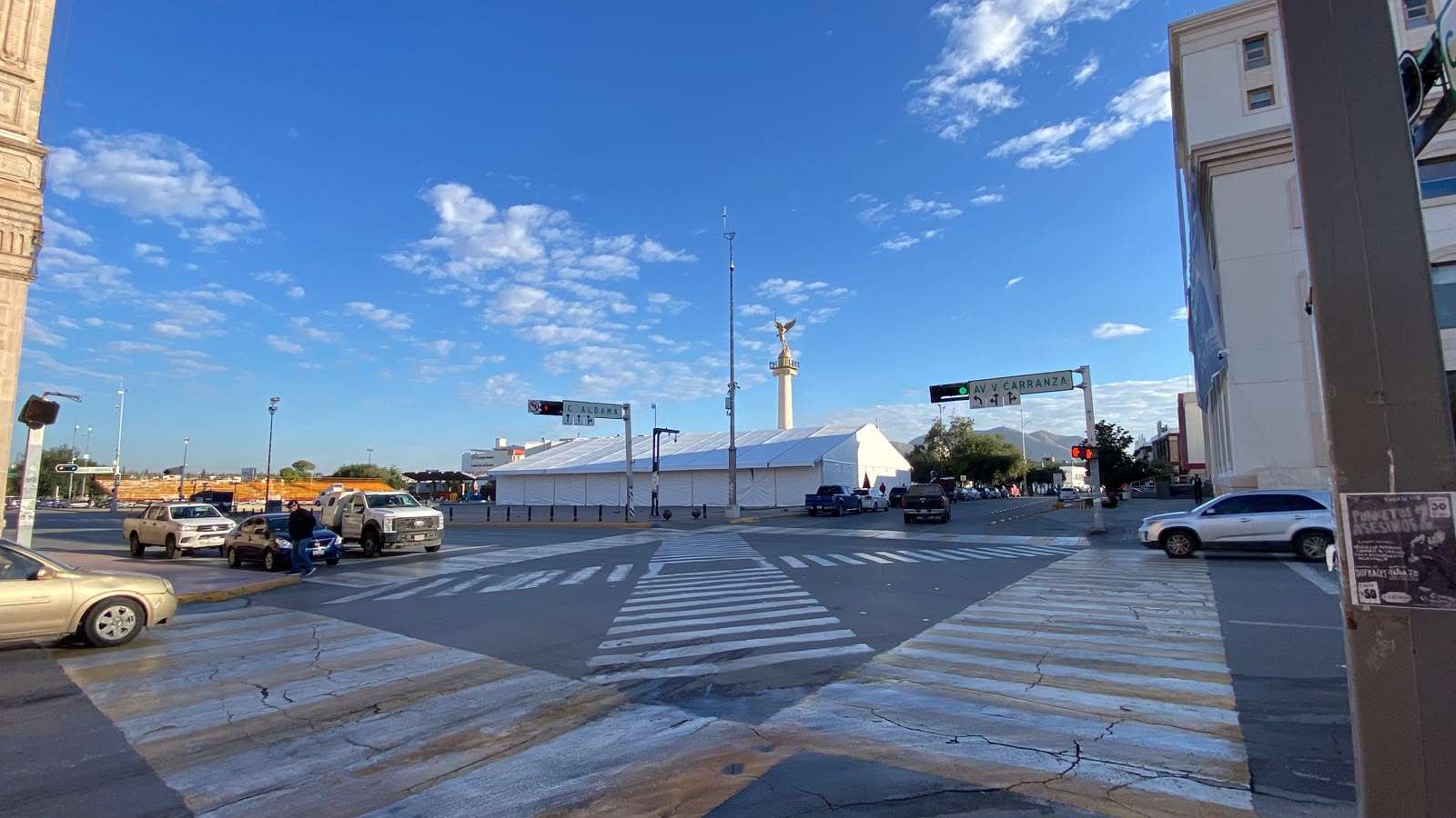 Muestra gran avance estructura para evento Cempasúchil un viaje al pasado