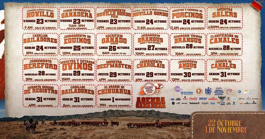 Invita ExpoGan Chihuahua 2026 a conocer la Agenda Ganadera