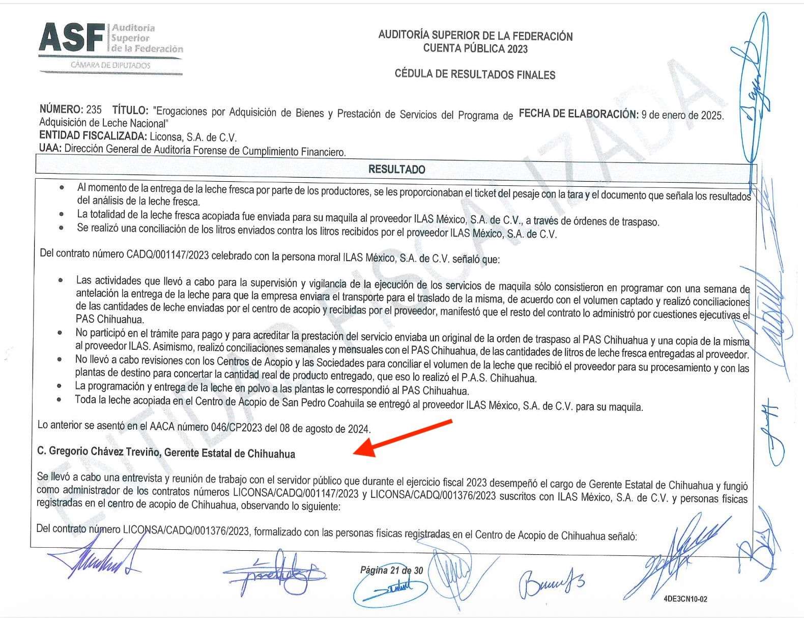 Exhiben desfalco millonario en Liconsa en gestión de Gregorio Chávez