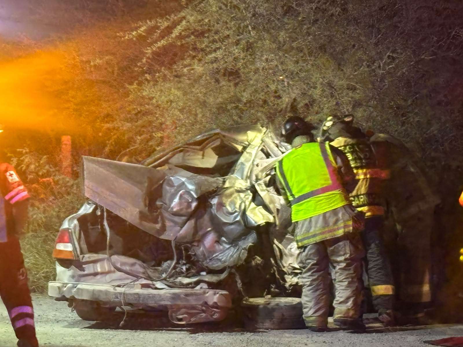 Cobra accidente vial 3 víctimas en carretera a Delicias