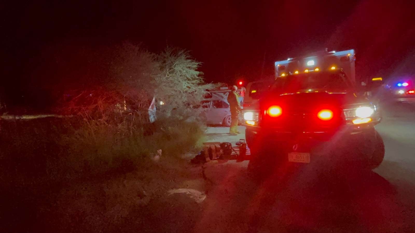 Cobra accidente vial 3 víctimas en carretera a Delicias