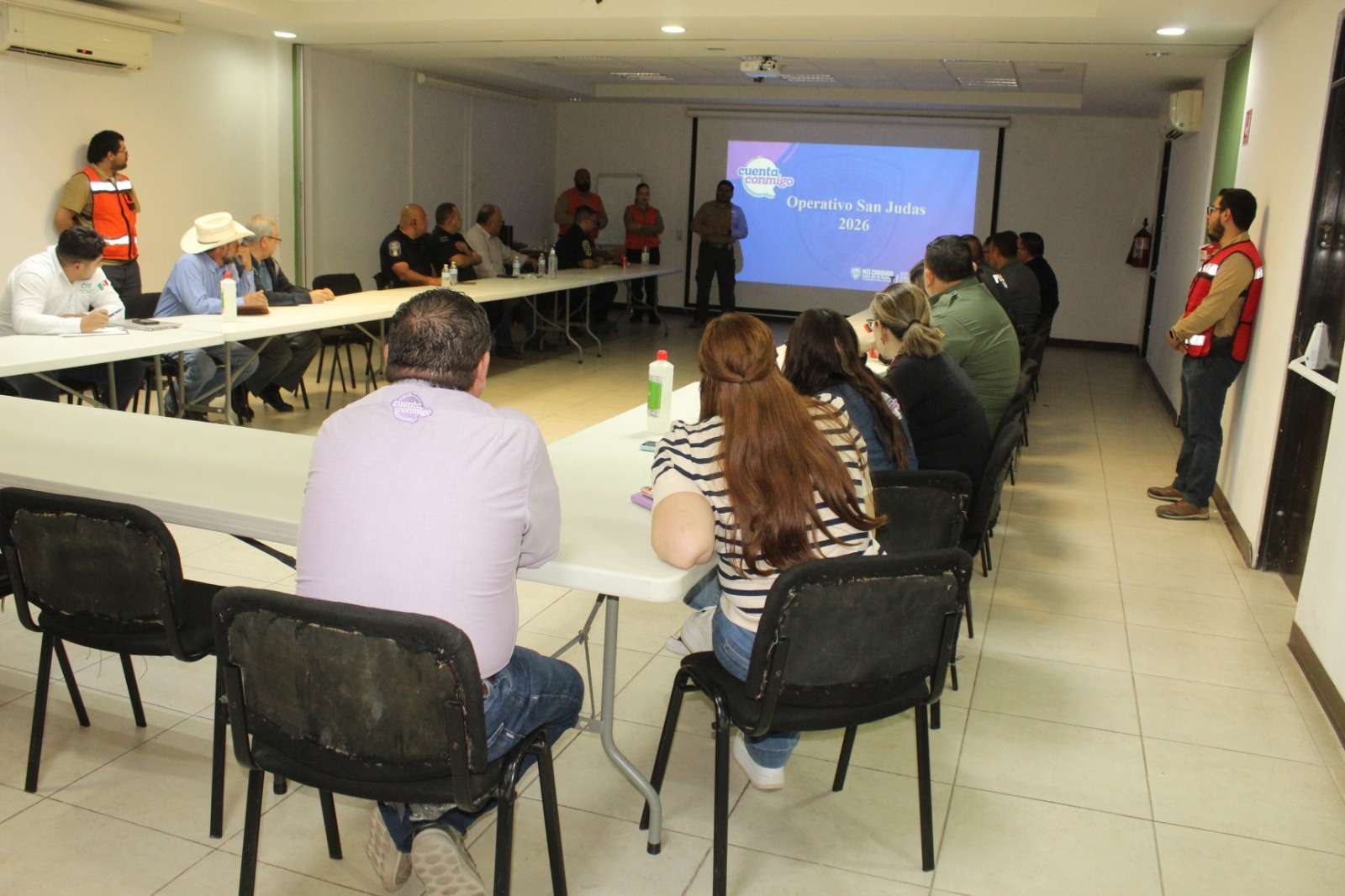 Coordinan operativo de seguridad para visita a la capilla de San Judas Tadeo