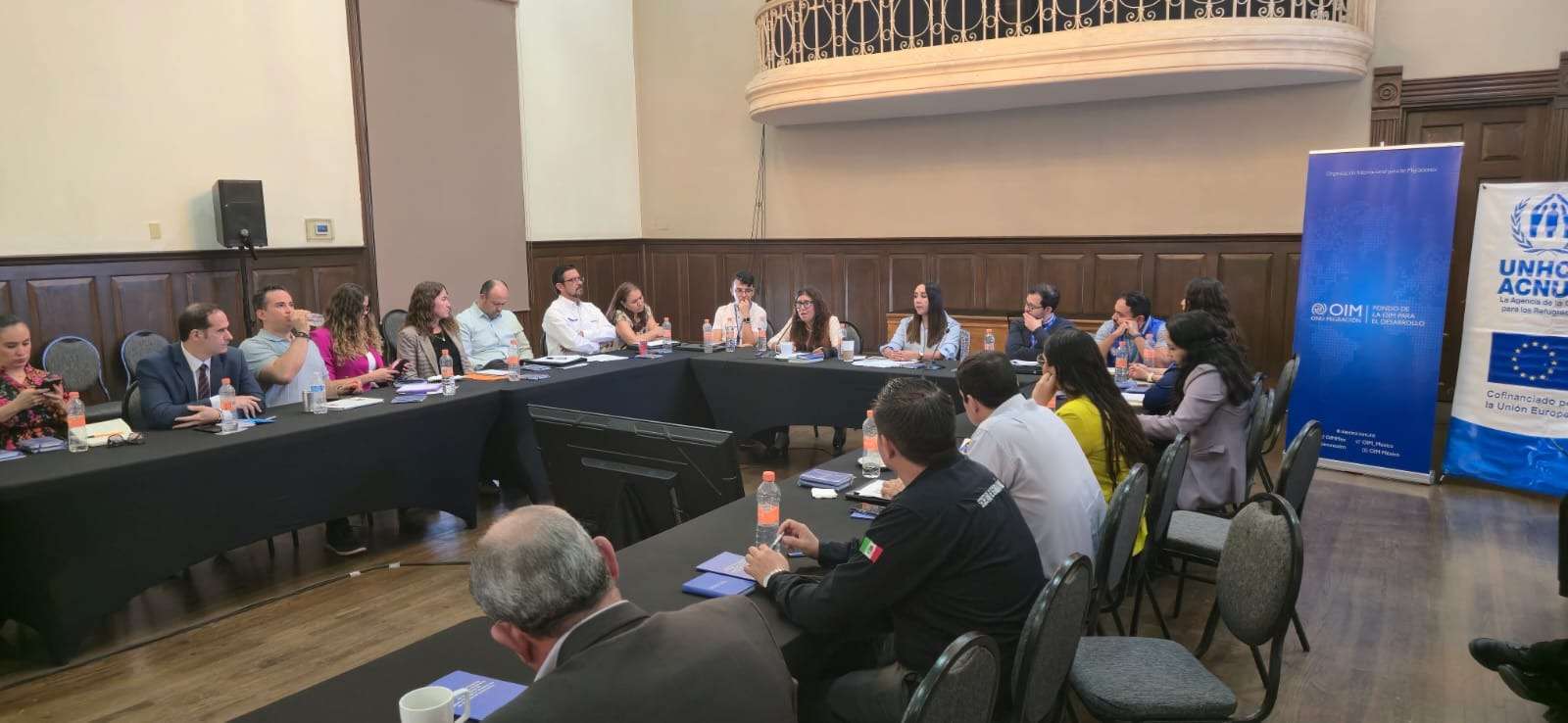 Participa FGE en mesa contra desplazamiento forzado