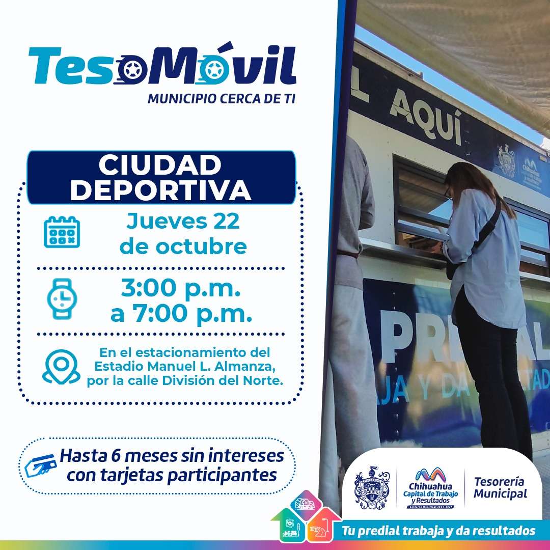 Llevarán el Teso Móvil a la Ciudad Deportiva este jueves 22 de octubre