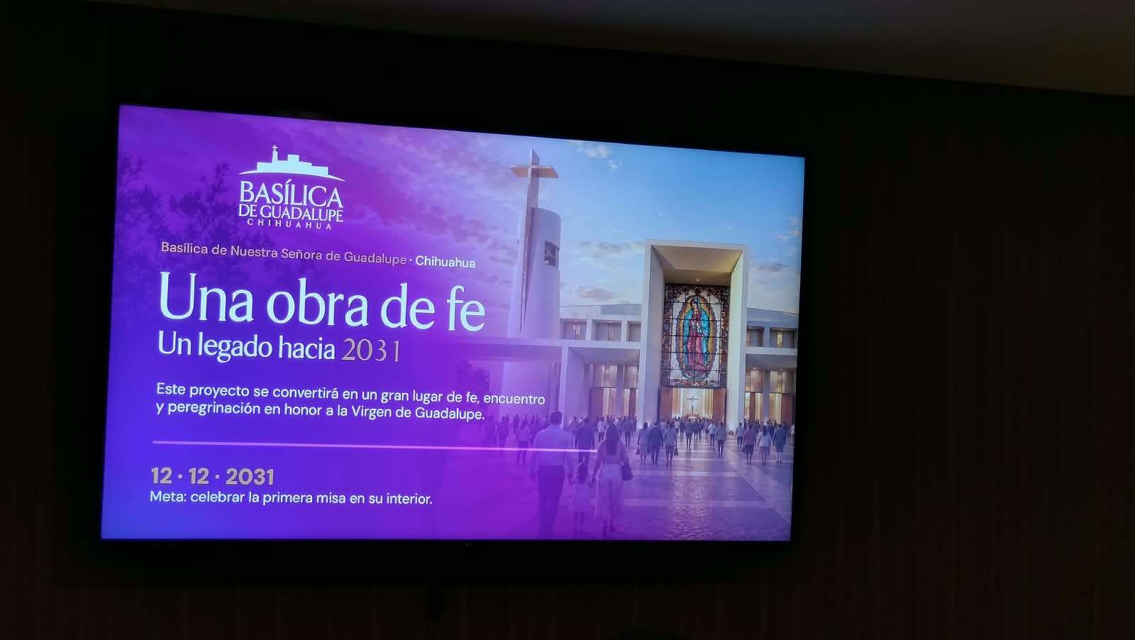 Convocan a sumarse a construcción de nueva Basílica de Guadalupe