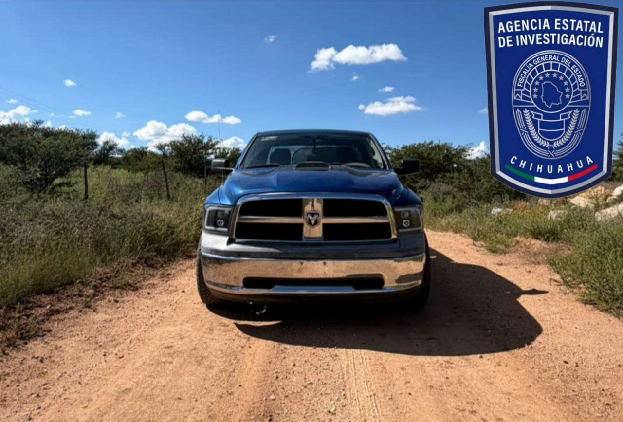 Detiene AEI a menor de edad con drogas y pick up sin matrículas en Parral