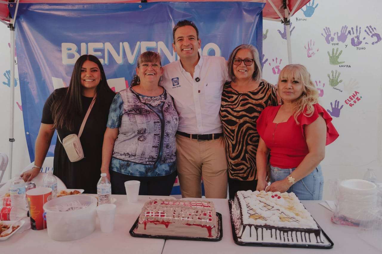 Reciben vecinos de Juárez a Marco Bonilla para exponerle las necesidades de la zona