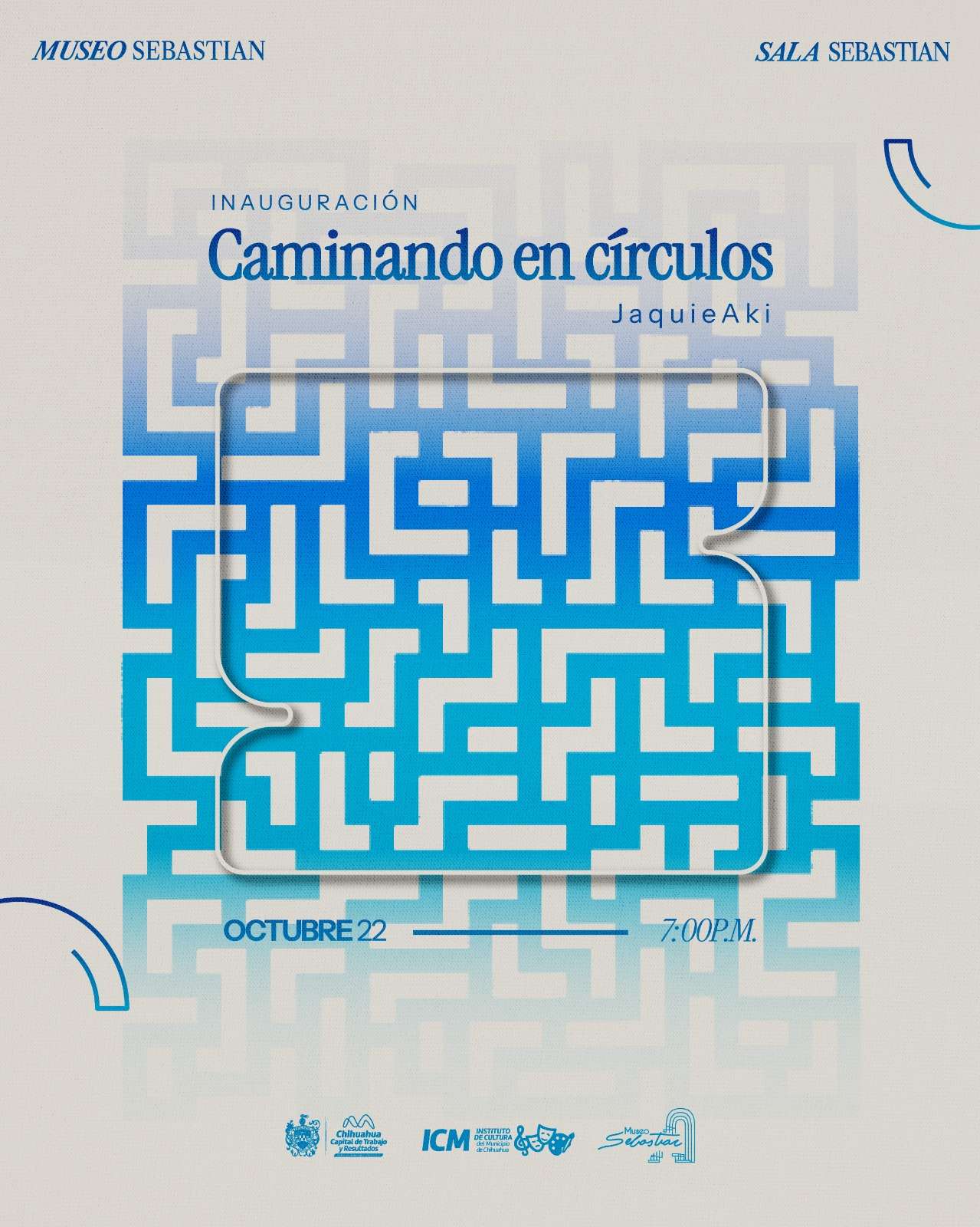 Invitan a inauguración de la exposición Caminando en círculos